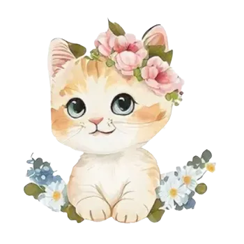 Textilní nažehlovací páska Nažehlovací obrázek - romantická kočička