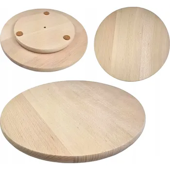 Otočná deska 30 cm, dřevěný podnos na pizzu, sýry a občerstvení