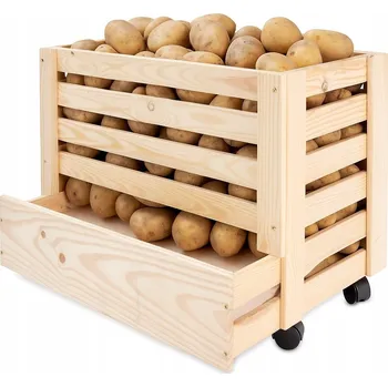 Úložný box Bedna na brambory Pinus 5717 dřevěná 61x42cm