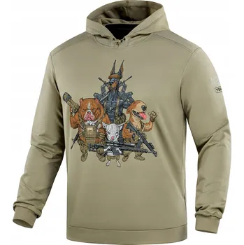 Pánská mikina M-Tac Mikina Hoodie Rex Team, Tan, XL