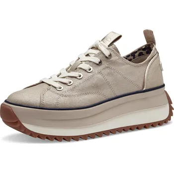 Dámské tenisky DÁMSKÉ TENISKY TAMARIS 1-23731-41 933 BÉŽOVÁ Barva: BÉŽOVÁ, Velikost: 39