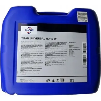 Motorový olej Fuchs Titan Universal HD 10W motorový olej 20L