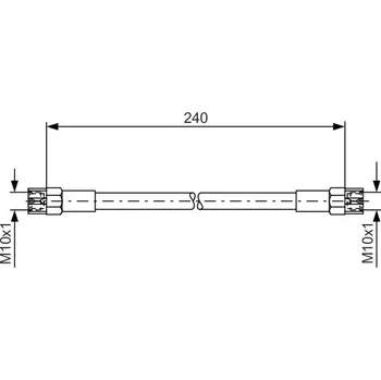 Brzdová hadice Brzdová hadice BOSCH 1 987 476 224