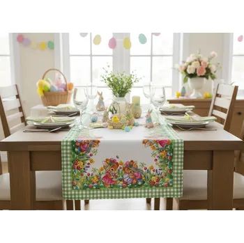 ubrus Velikonoční ubrus - běhoun na stůl EASTER COLORS 60x120 cm Mybesthome