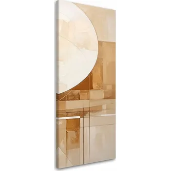 Obraz Obraz do obýváku ložnice kuchyně, Abstraktní kruhy tvary 30x90