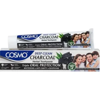 zubní pasta COSMO Bylinná zubní pasta s aktivním uhlím 100g Arabská kosmetika
