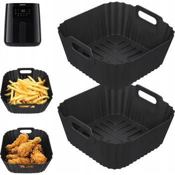 Forma na pečení 2KS ORGANIZÉR VLOŽKA DO FRITÉZY AIR FRYER FORMA NA PEČENÍ