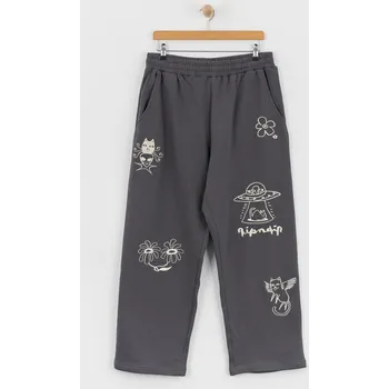 Pánské kalhoty RipNDip Blonded Straight Leg (charcoal) L, šedá