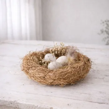 Velikonoční dekorace BOLTZE Hnízdo ze slámy Netty