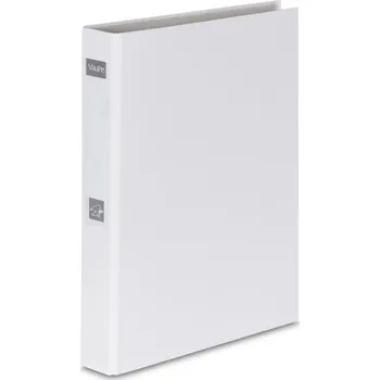 KANCELÁŘSKÝ POŘADAČ A4 40 MM 2 KROUŽKY BÍLÝ ÚZKÝ KOVÁNÍ PAPÍROVÝ ŠKOLNÍ