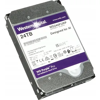 Interní pevný disk DISK PRO ZÁZNAMOVÉ ZAŘÍZENÍ HDD-WD240PURP 24TB 24/7 WESTERN DIGITAL DA