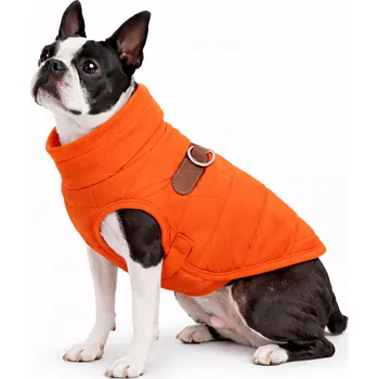 Obleček pro psa PET ARTIST Zateplená zimní bunda pro psa Pumpkin Orange Velikost: S