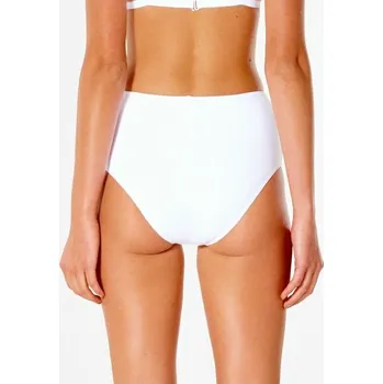 Dámské plavky RIP CURL horní díl - Wave Shapers High Waist Cheeky White (1000)