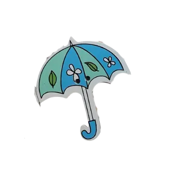 Knoflík Knoflík dřevěný deštník VII (3,0 x 3,5 cm)