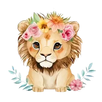 Textilní nažehlovací páska Nažehlovací obrázek - romantický lvíček