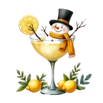 Vánoční dekorace Nažehlovací obrázek - vánoční sněhulák II (8,0 x 9,0 cm)