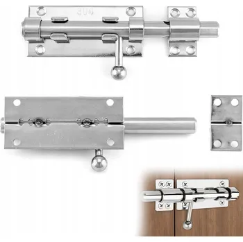 Závora dveřní, řetízková závora na dveře, čep z nerezové oceli