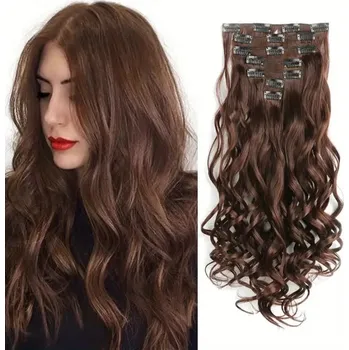 Módní doplněk Clip in sada STANDARD vlnitá - odstín M2/33