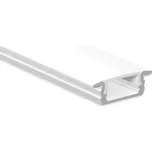 MCLED PROFIL AL. VEST. VP 23X8MM BÍLÝ VČETNĚ MLÉČNÉHO DIFUZORU 2M ML-761.374.43.2