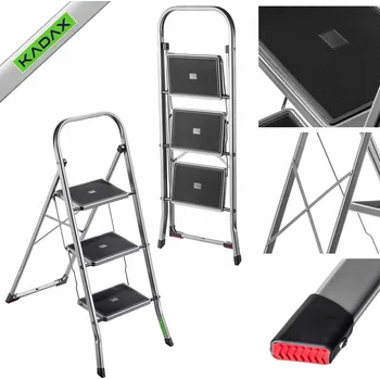 Žebřík Žebřík Kadax ocel 1 x 3 do 150 kg