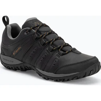 Pánská treková obuv Pánské turistické boty Columbia Woodburn II Waterproof black/caramel