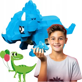 ostatní stavebnice STAVBA Stavebnice Dinosaurus 269 kostek TRICERATOPS KE Den dětí