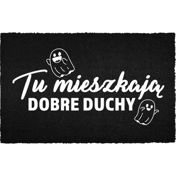 Rohožka KOKOSOVÁ VSTUPNÍ ROHOŽKA ČERNÁ DO DOMU | VESELÝ DÁREK DOBŘÍ DUCHOVÉ