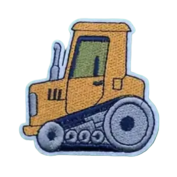 Nažehlovací nášivka - stavební válec (6,9 x 6,5 cm)