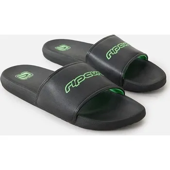 Pánské žabky RIP CURL žabky - Archive Y2K Slide Open Toe Black/Green (4023) velikost: 46