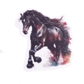 samolepka Samolepky - malovaní koně II (sada 5 ks)