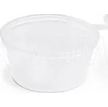 Dresinková miska (PP) s víčkem průhledná Ø70mm 80ml [50 ks]