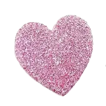 samolepka Samolepky srdíčka pěnová růžová, Velikost: Malá