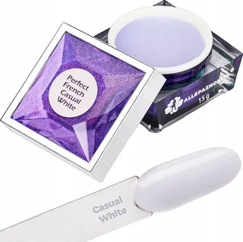 Lak na nehty Stavební Gel Na Prodlužování Nehtů 15g Perfect French Casual White