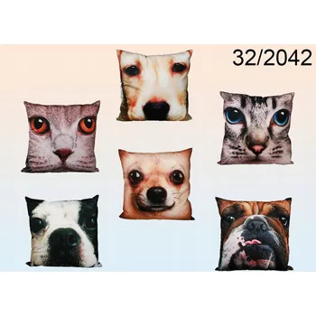 Polštář Dekorativní Polštář Out of the blue Cat 40x40 cm vícebarevný