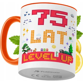 Hrnek Polidraw Hrnek Polidraw Narozeniny75 keramika 330 ml