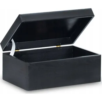 Obraz Krabice s víkem dekorativní černá