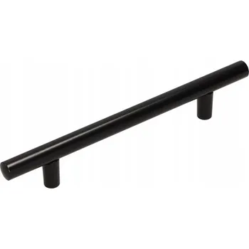 Nábytkové kování Nábytková úchytka Reling Gamet RE10-128 - černá matná