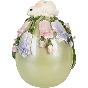Clayre & Eef - Dekorativní figurka králíčka na vajíčku 6PR6104