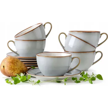 SADA 6 ŠÁLKŮ S PODŠÁLKY 220 ml GAMBIA RITZENHOFF REAKTIVNÍ GLAZURA