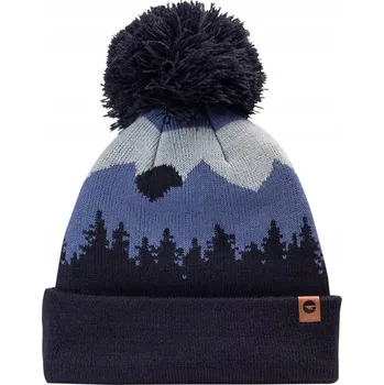 Čepice DĚTSKÁ ZIMNÍ ČEPICE S BAMBULKOU HI-TEC ROGNE JUNIOR