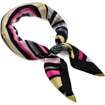 Šátek Magotex Šátek s bižuterií Letuška Light - barevný pruhovaný