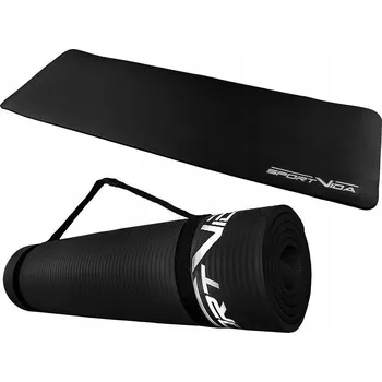 podložka na cvičení Podložka na cvičení Sportvida 180 cm x 60 cm černá