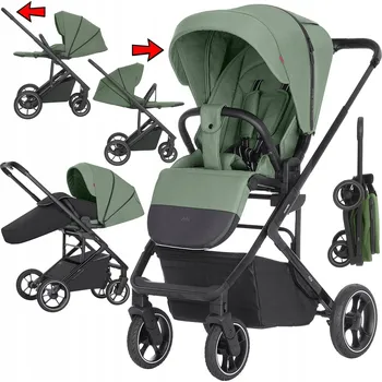 Kočárek Carrello Alfa Kočárek Sportovní Kočárek Apple Green 2023