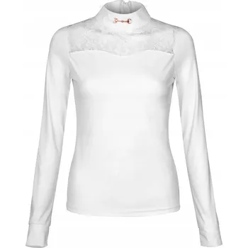 Dámské tričko Dámské závodní jezdecké tričko EQUESTRIAN QUEEN 25AW bílé XL