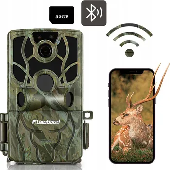 IP kamera FOTOPAST / LOVEČECKÁ KAMERA IR 850NM FULL HD 4K 48MPX S DISPLEJEM + 32GB