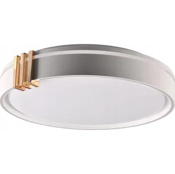 Kulatý Stropní Svítidlo Goldlux 38 x 38 cm bílá, šedá, zlatá