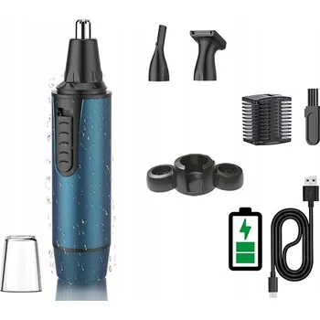 Zastřihovač chloupků v nose a uších, depilátor chloupků, holicí strojek na obočí 3v1, vysoká kvalita