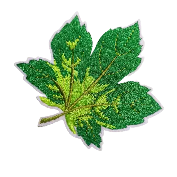 Nášivka nažehlovací list zelený