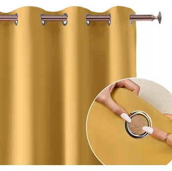 Obraz Závěs polozatemňovací s kroužky 140 cm x 230 cm