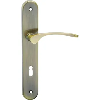 Dveřní kování Laura III Dveřní kování, 90 mm, BB, bronz česaný C0350P816